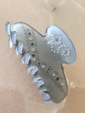 Hair Jaw JANEKE Small Size Swarovski grey