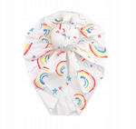 Turban for GIRL age 1-5 rainbow print