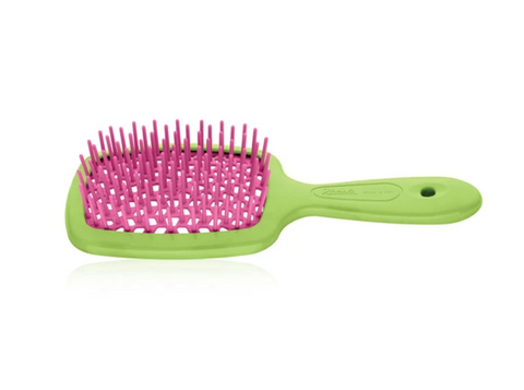 Small Superbrush Green Fuxia