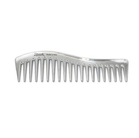 Silver Wide-Tooth Comb Large