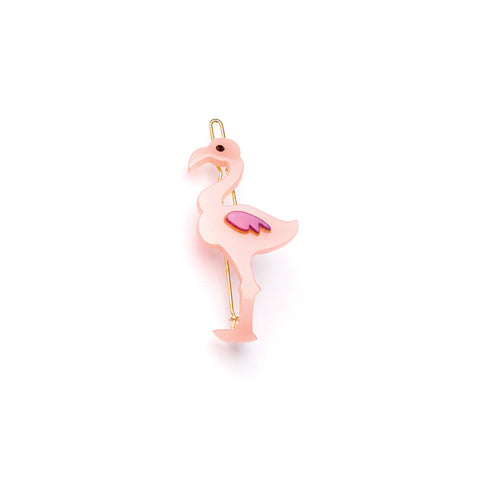 Flamingo Handmade Hair Clip