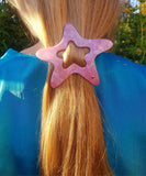 Star Handmade Hair Clip pastel purple