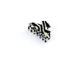 Hair Jaw “Tortoiseshell” - Small Size - Zebra