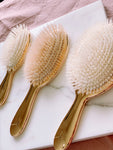 Gold Paddle Hair Brush Small Size