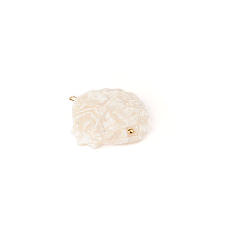 Shell Handmade Hair Clip pearl white