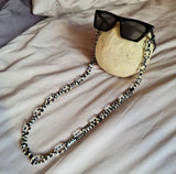 Eyeglasses Chain - Handmade - Zebra