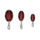 Silver Hairbrush with Nylon Bristle Regular Size
